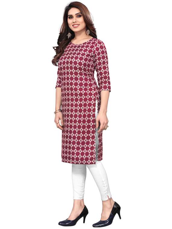 women pack of 6 printed straight kurta - 22269522 -  Standard Image - 2