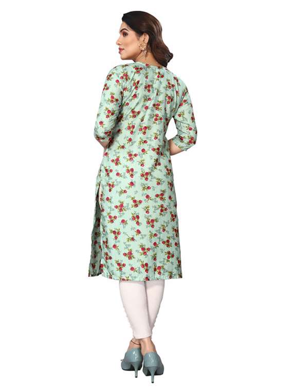 women pack of 5 printed straight kurta - 22269638 -  Standard Image - 2