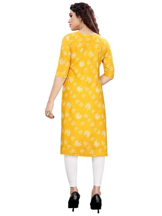women pack of 5 printed straight kurta - 22269644 -  Standard Image - 2