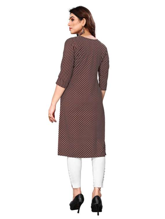 women pack of 5 printed straight kurta - 22269684 -  Standard Image - 2
