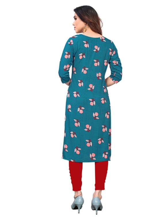 women pack of 5 printed straight kurta - 22269781 -  Standard Image - 2