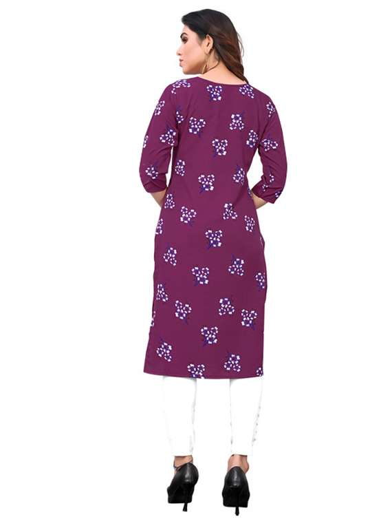 women pack of 5 printed straight kurta - 22269829 -  Standard Image - 2