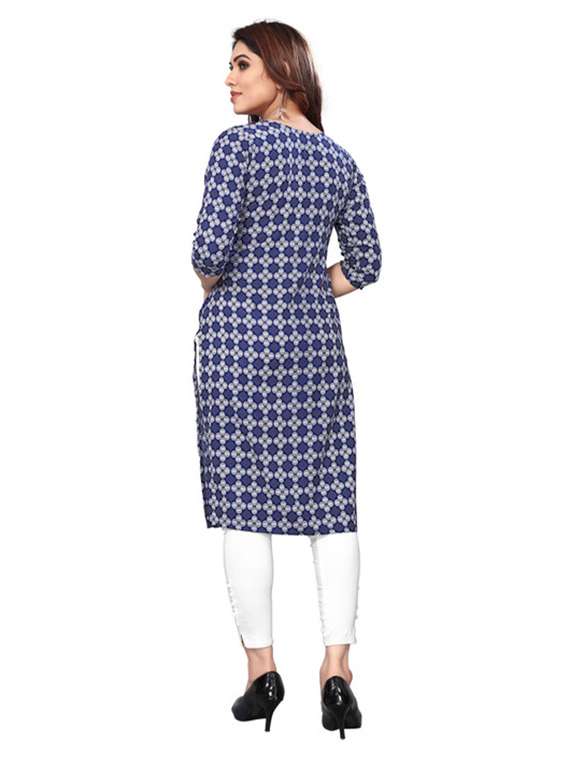 women pack of 5 printed straight kurta - 22269861 -  Standard Image - 2