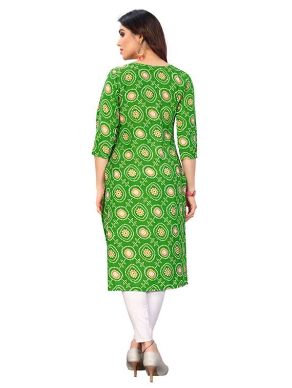 women pack of 5 printed straight kurta - 22269887 -  Standard Image - 2