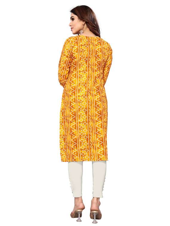 women pack of 5 printed straight kurta - 22269954 -  Standard Image - 2
