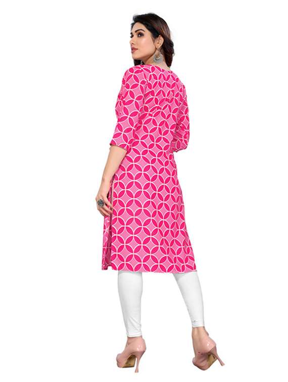 women pack of 5 printed straight kurta - 22270006 -  Standard Image - 2