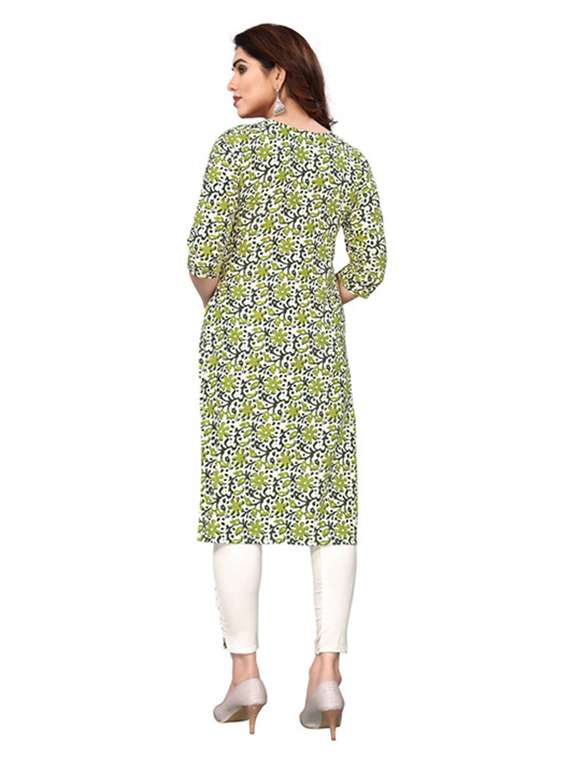 women pack of 5 printed straight kurta - 22270050 -  Standard Image - 2