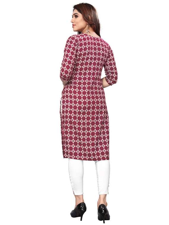 women pack of 3 printed straight kurta - 22270071 -  Standard Image - 2