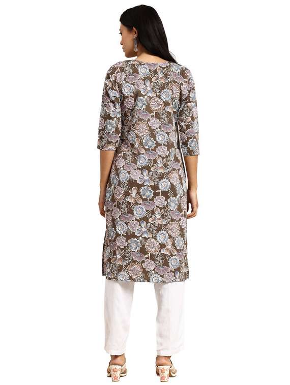 women pack of 3 printed straight kurta - 22270170 -  Standard Image - 2