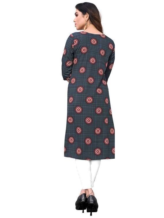 women pack of 3 printed straight kurta - 22270236 -  Standard Image - 2