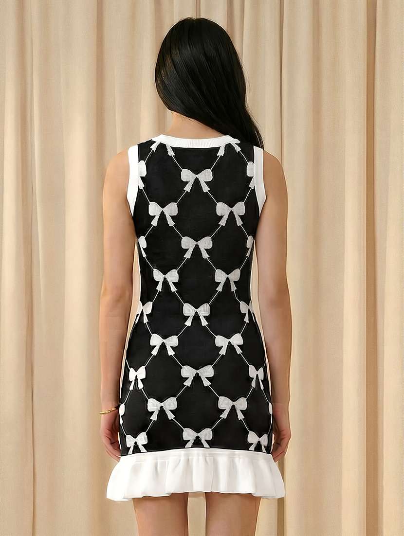 women self designed sleeveless bodycon dress - 22270437 -  Standard Image - 2