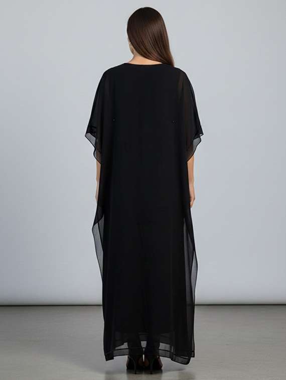 women embroidered kimono sleeve kaftan dress - 22270670 -  Standard Image - 2