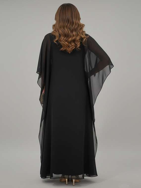 women embroidered kimono sleeve kaftan dress - 22270672 -  Standard Image - 2