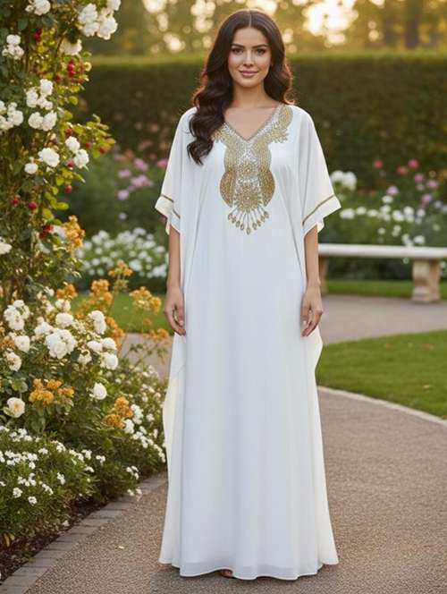 Buy white maxi dresses for women party wear western in India @ Limeroad
