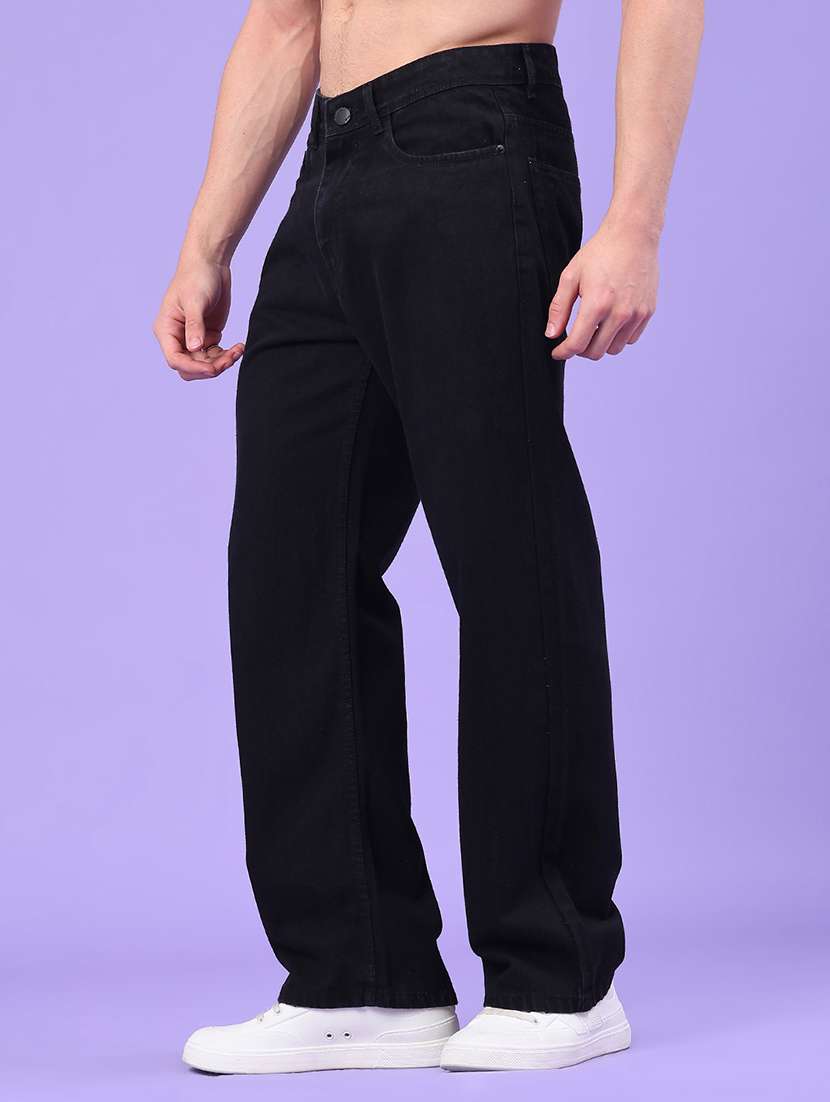 men plain mid rise full length jeans - 22271070 -  Standard Image - 2