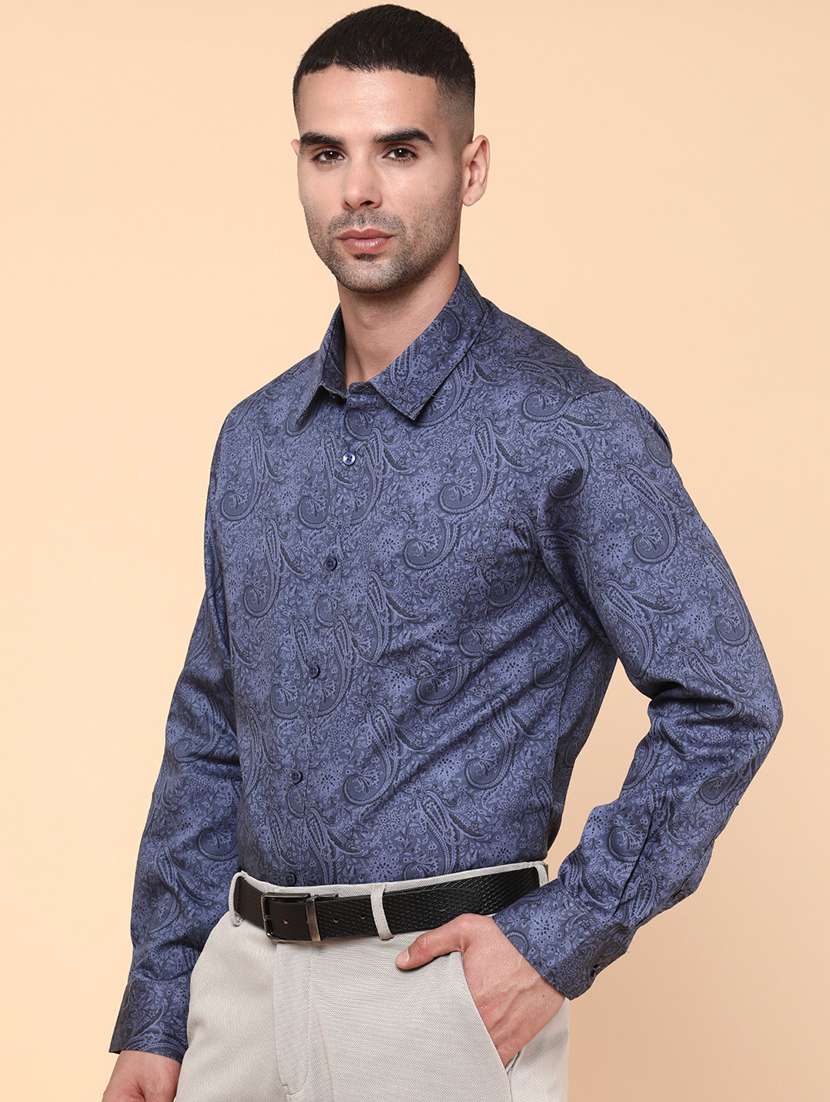 men purple cotton casual shirt - 22271199 -  Standard Image - 2