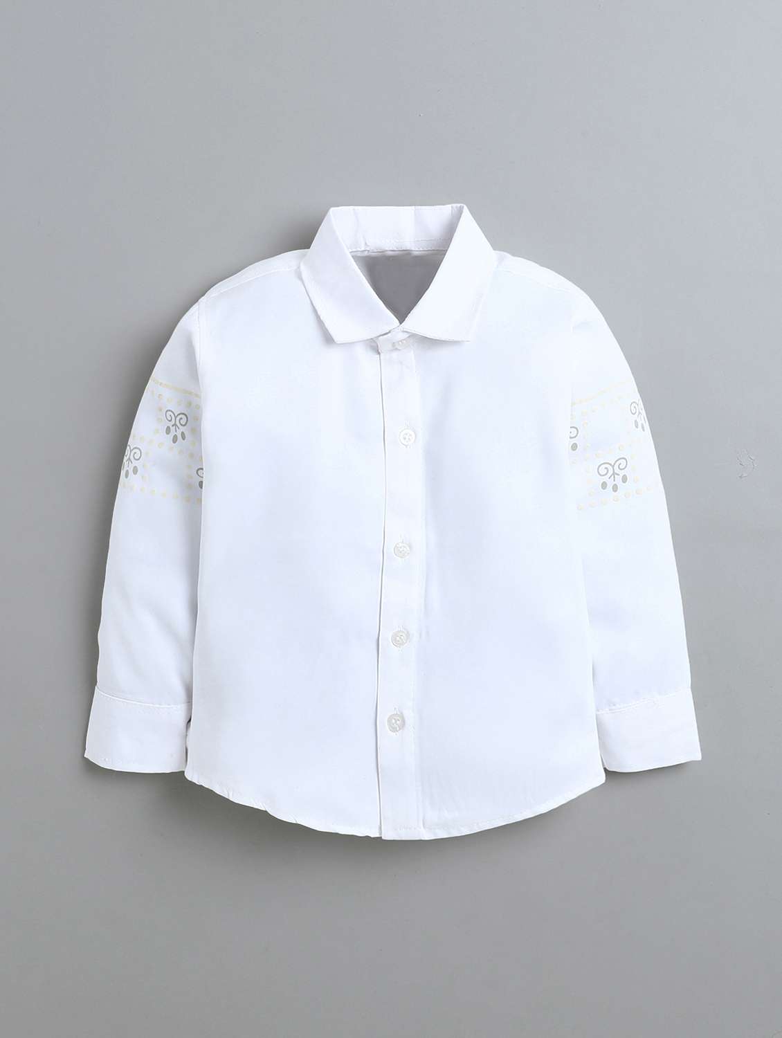 boys printed waistcoat and trouser with shirt set - 22271317 -  Standard Image - 2