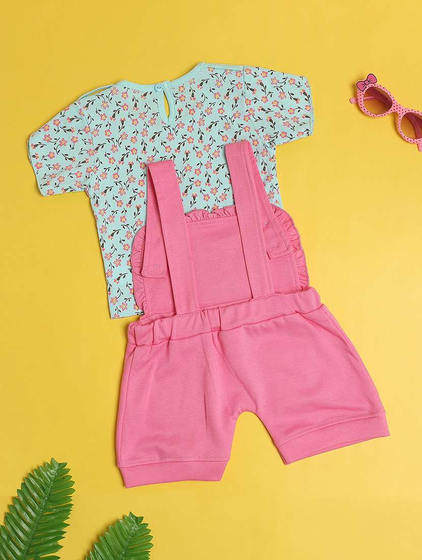 boys printed t-shirt and dungree set - 22271649 -  Standard Image - 2