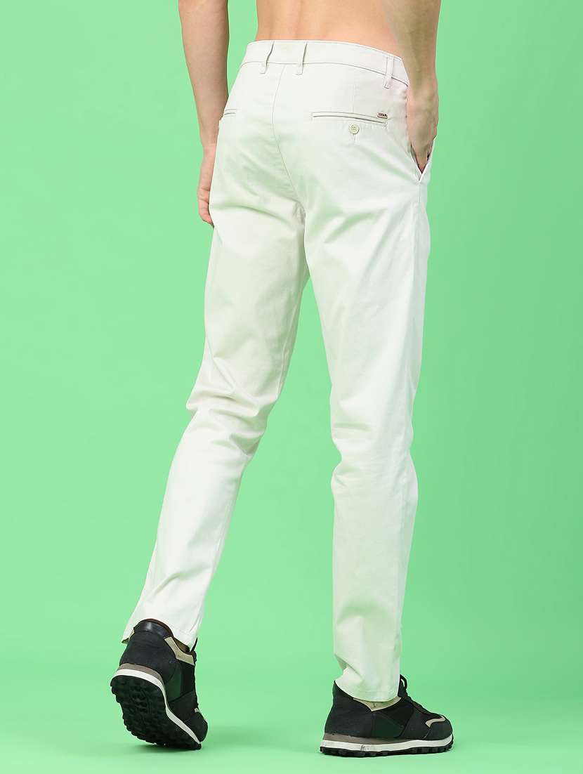 men solid mid rise chinos casual trouser - 22271737 -  Standard Image - 2