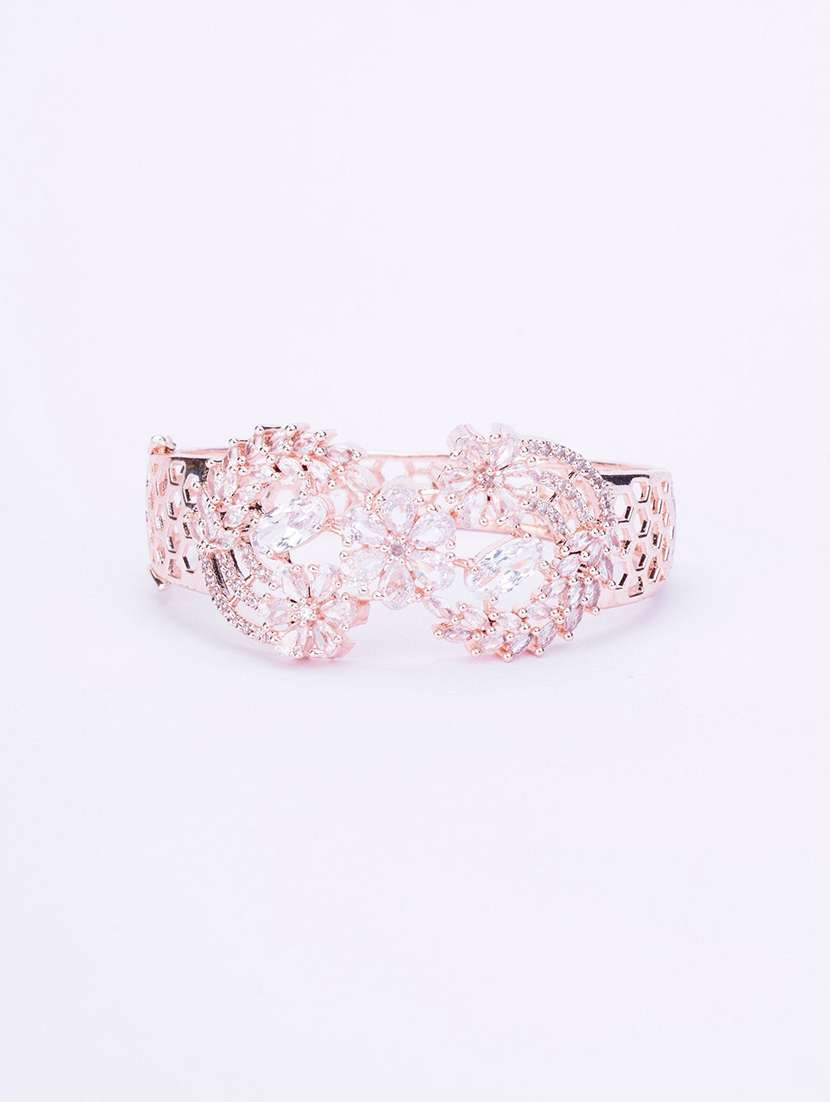 women cubic zirconia kada bracelet - 22271809 -  Standard Image - 2