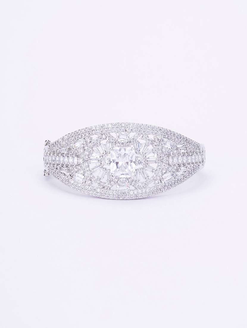 women cubic zirconia kada bracelet - 22271815 -  Standard Image - 2