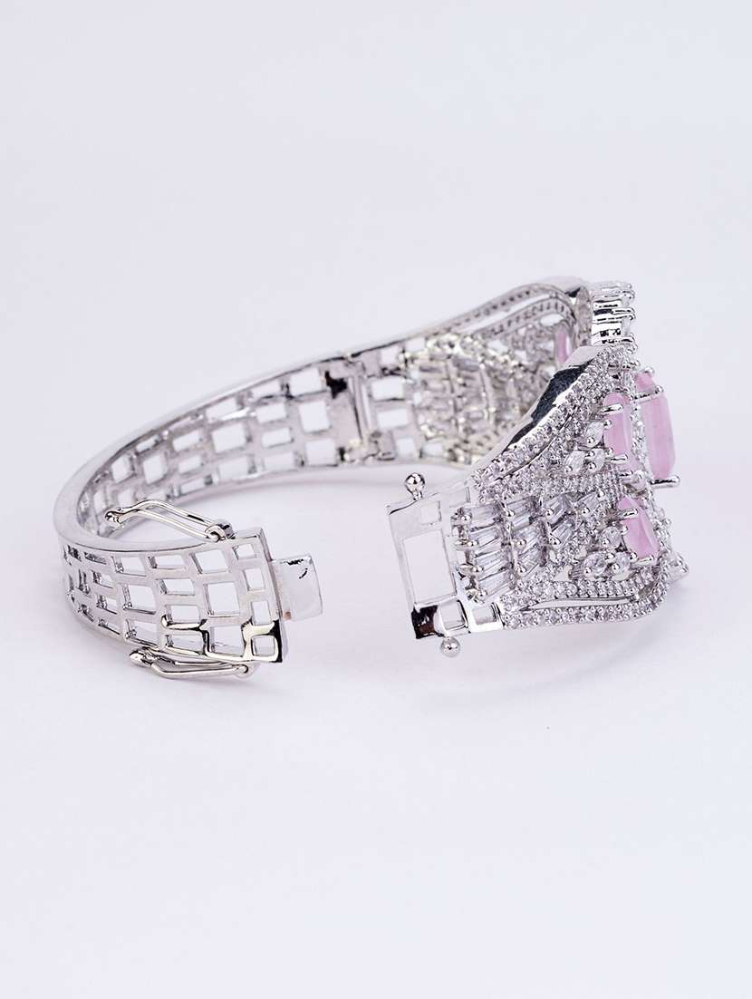 women cubic zirconia kada bracelet - 22271818 -  Standard Image - 2