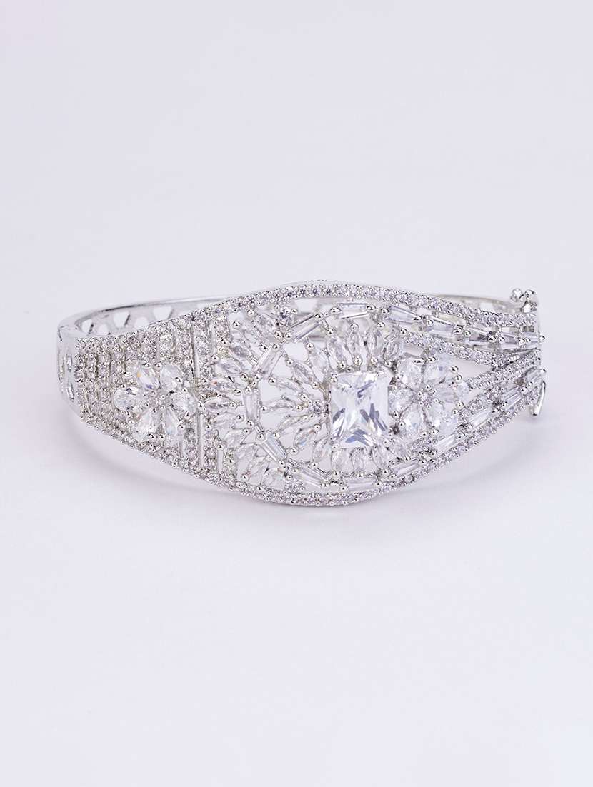 women cubic zirconia kada bracelet - 22271821 -  Standard Image - 2