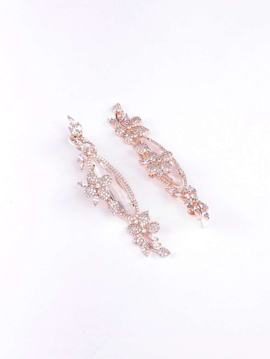 women brass drop earring - 22271836 -  Standard Image - 2