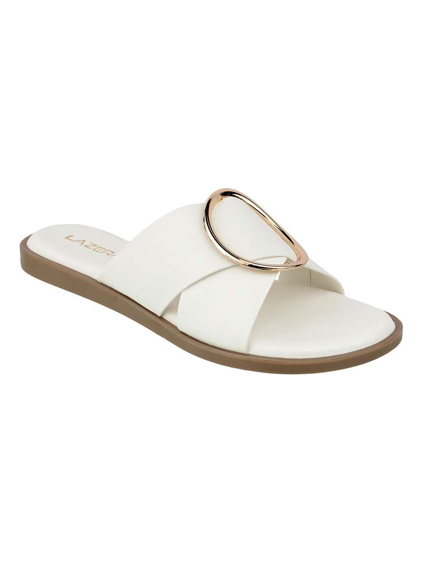 women solid slip on flat sandal - 22271944 -  Standard Image - 2