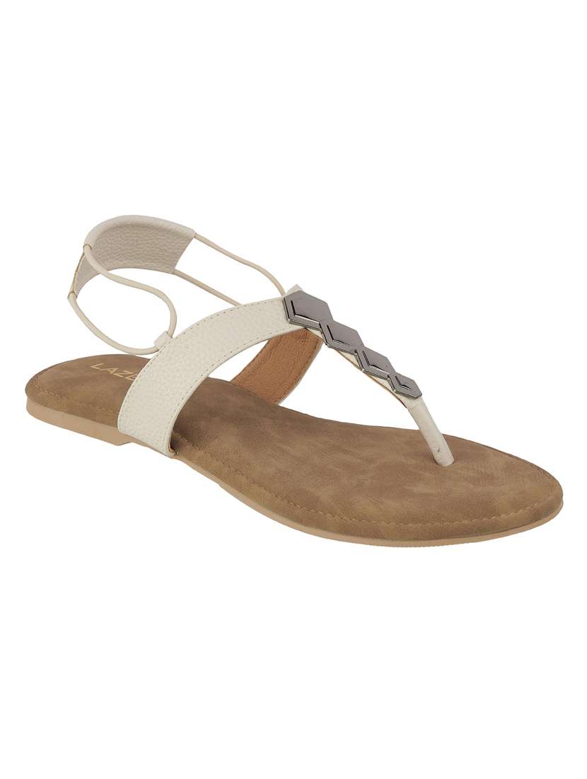 women embellished t-strap flat sandal - 22271947 -  Standard Image - 2