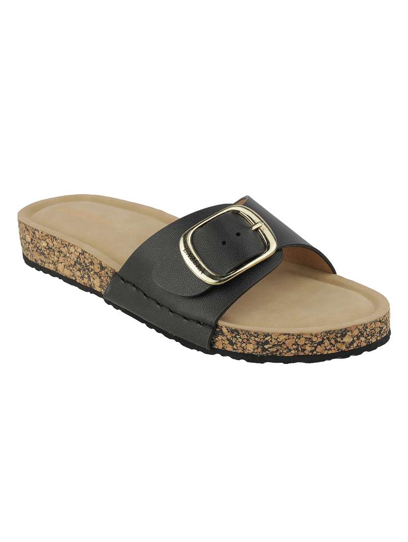 women solid slip on flat sandal - 22271953 -  Standard Image - 2