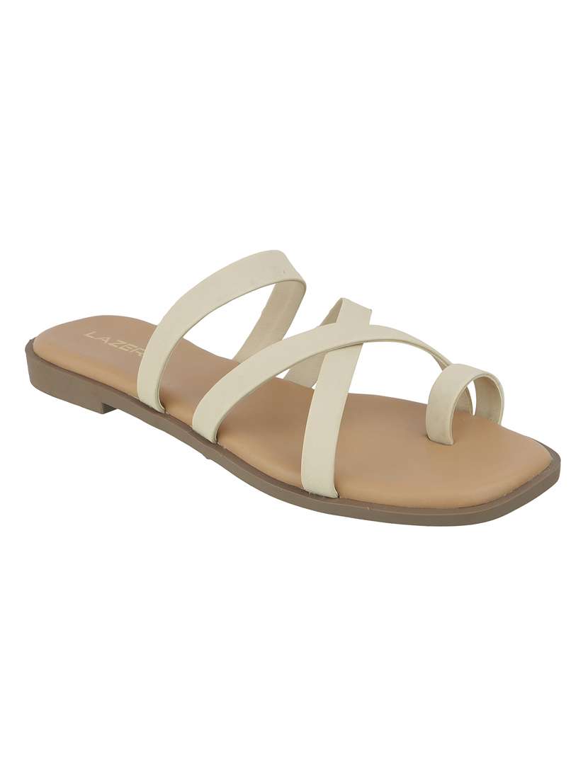 women solid toe separator flat sandal - 22271957 -  Standard Image - 2