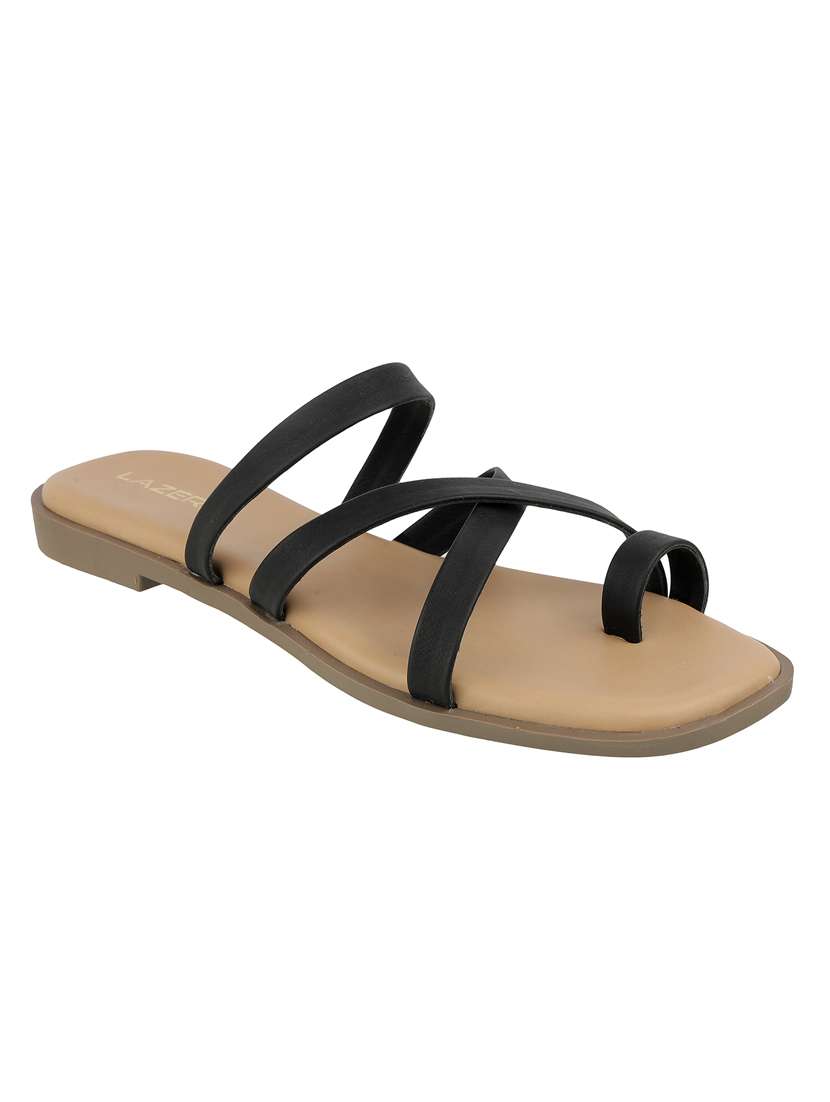 women solid toe separator flat sandal - 22271958 -  Standard Image - 2