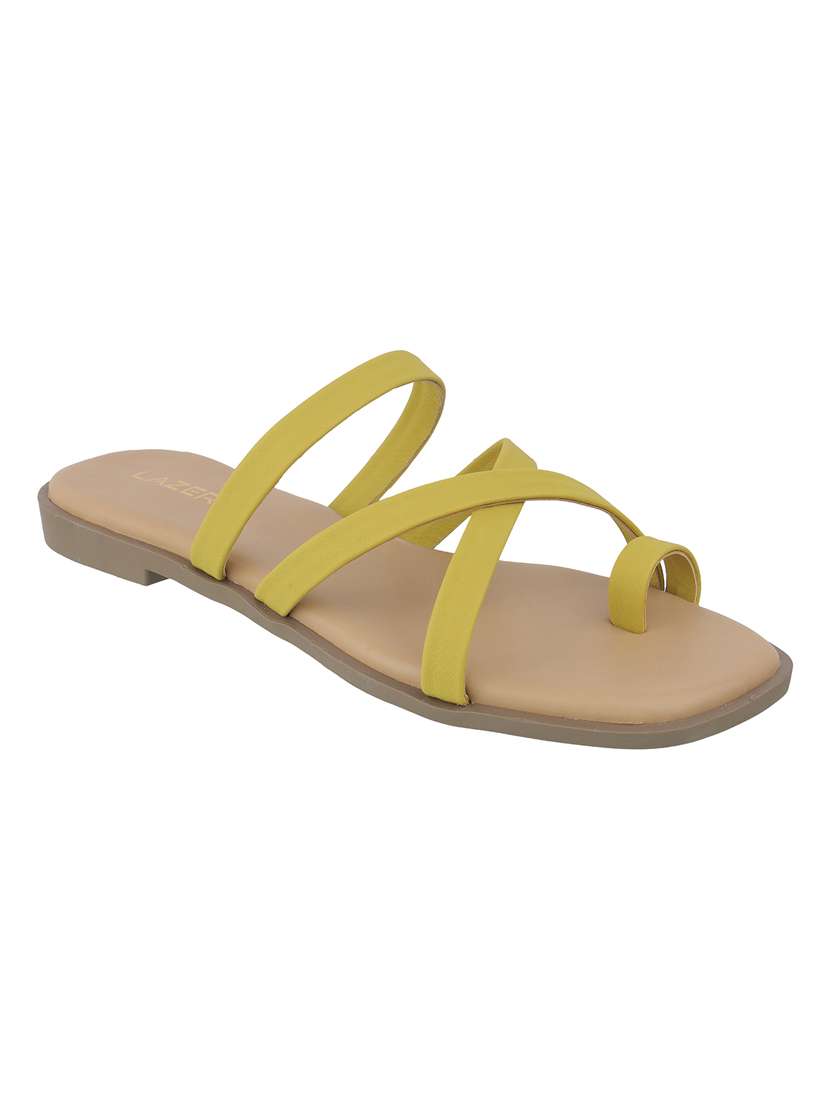 women solid toe separator flat sandal - 22271959 -  Standard Image - 2