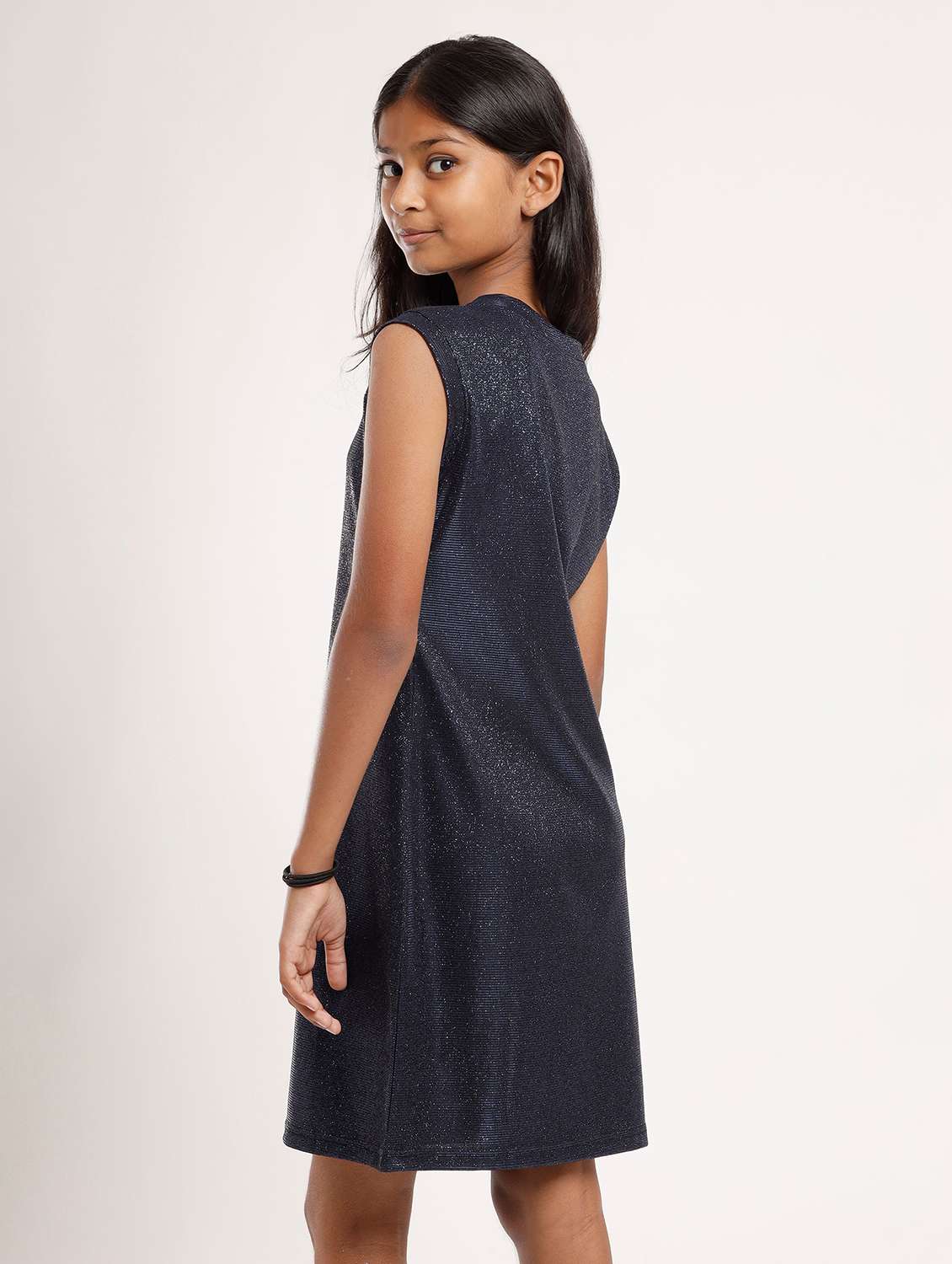 girls self designed sleeveless a-line dress - 22271963 -  Standard Image - 2