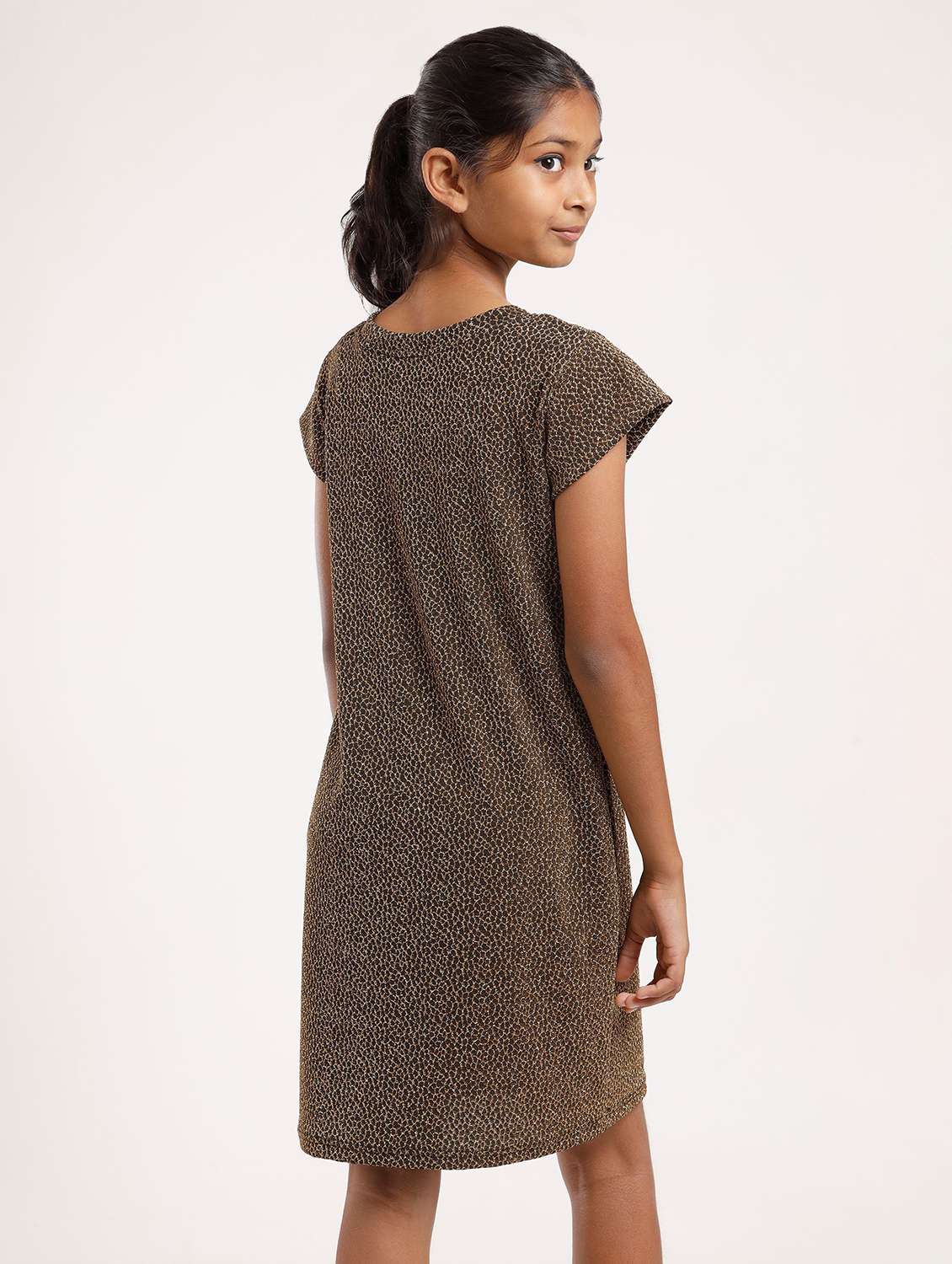 girls self designed short sleeve a-line dress - 22271966 -  Standard Image - 2