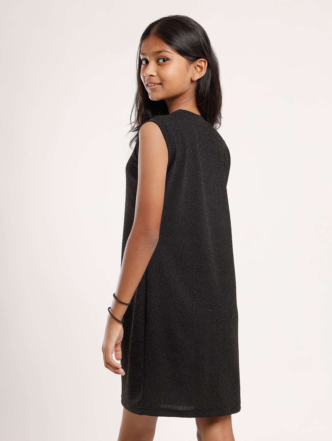 girls self designed sleeveless a-line dress - 22271967 -  Standard Image - 2