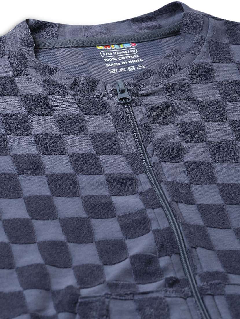 girls checkered long sleeve sweatshirt - 22271998 -  Standard Image - 2