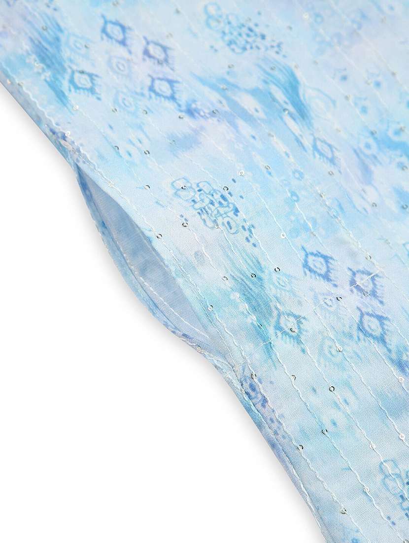 boys printed long sleeve straight kurta - 22272025 -  Standard Image - 2