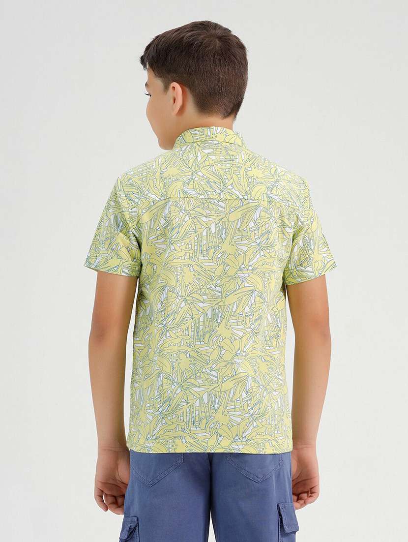 boys printed collared short sleeve shirt - 22272108 -  Standard Image - 2