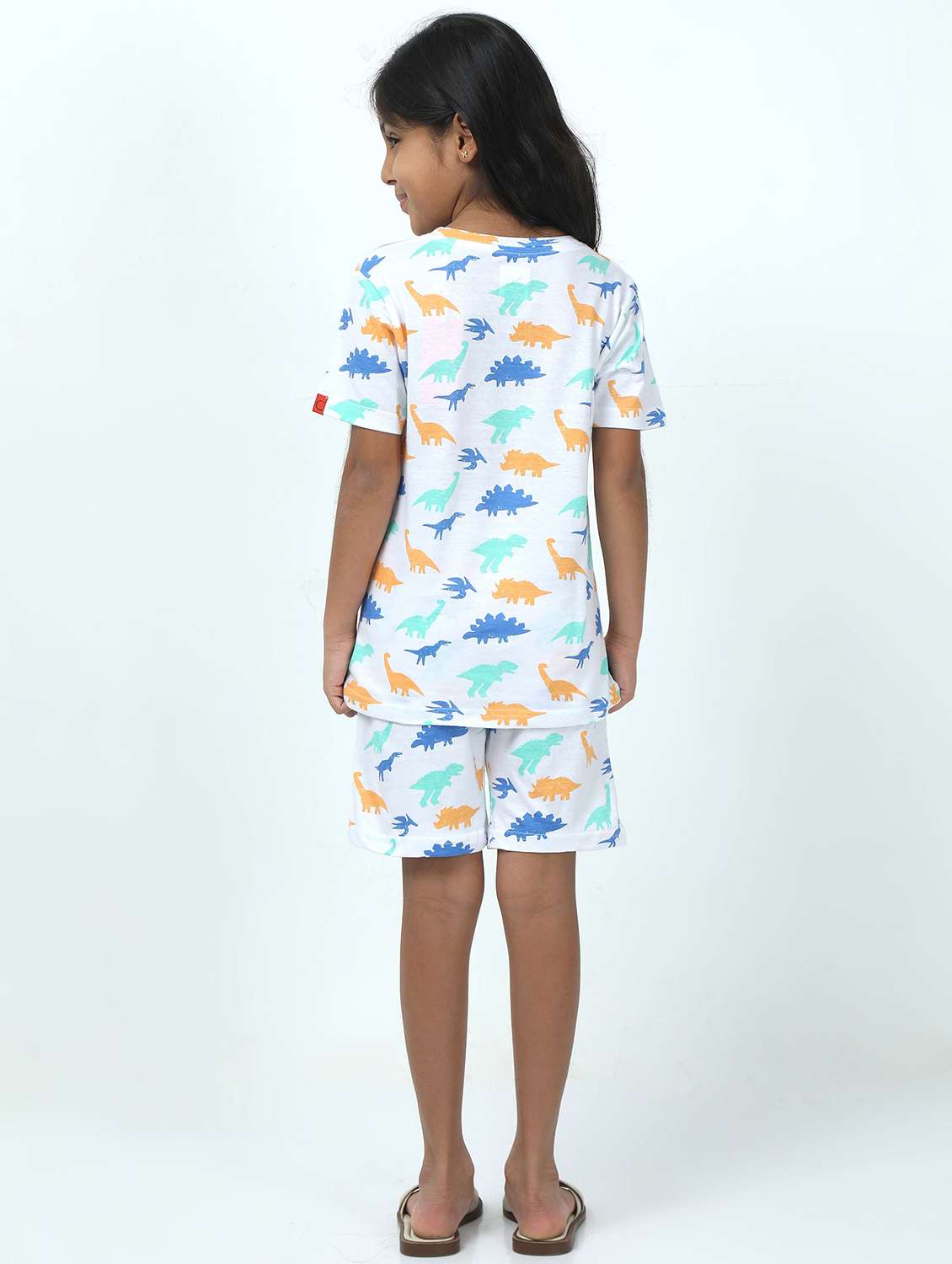 girls printed t-shirt and short set - 22272168 -  Standard Image - 2