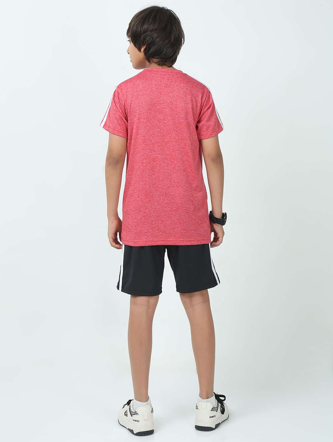 boys solid short sleeve t-shirt and short set - 22272180 -  Standard Image - 2