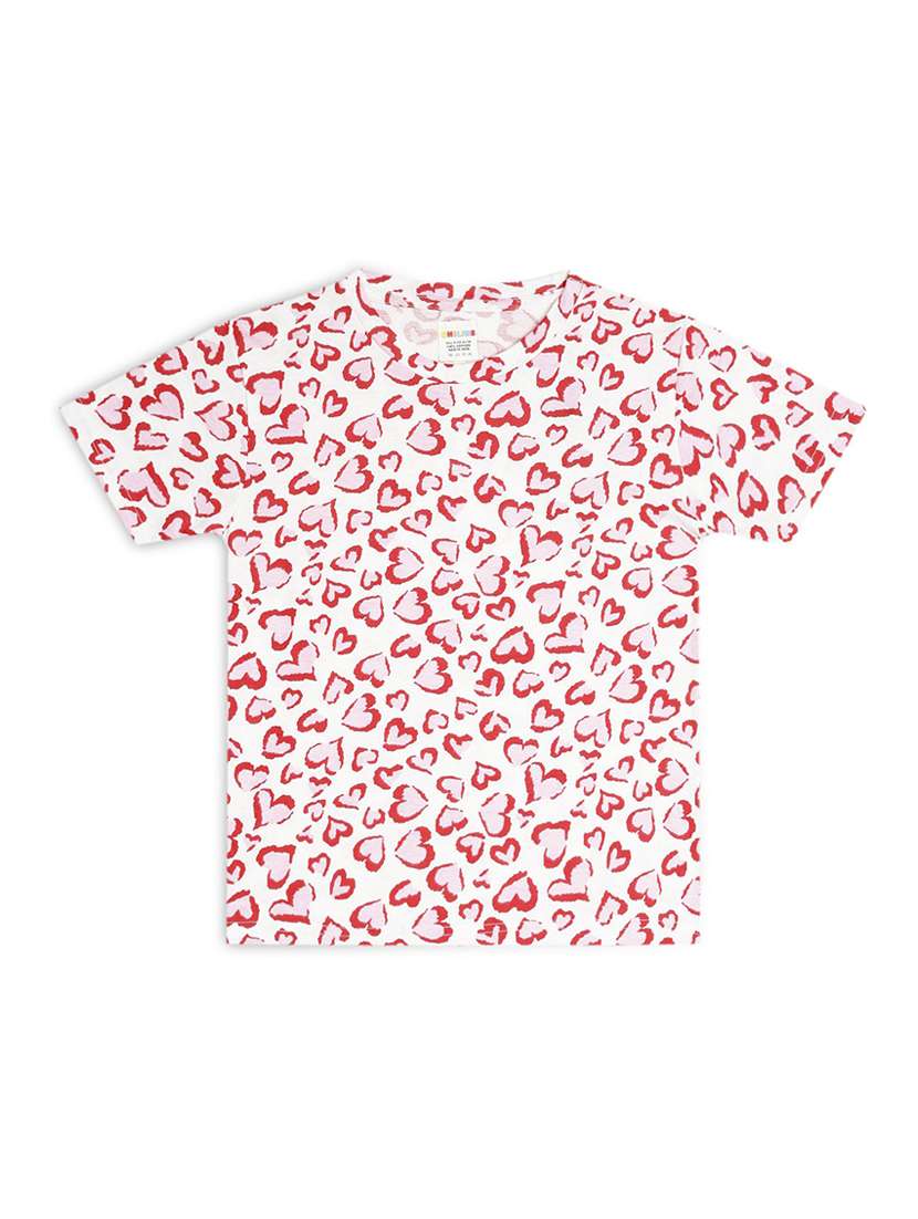 girls printed nightwear pyjama set - 22272228 -  Standard Image - 2