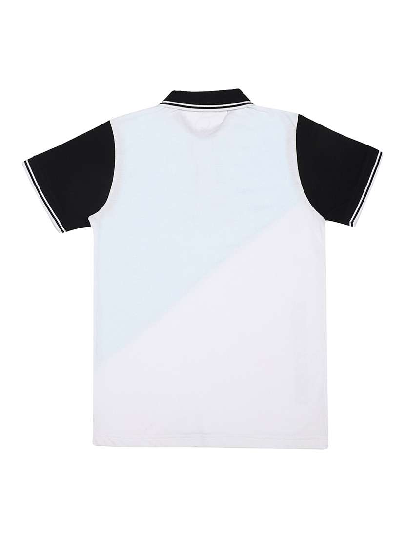 boys color blocked short sleeve polo t-shirt - 22272332 -  Standard Image - 2