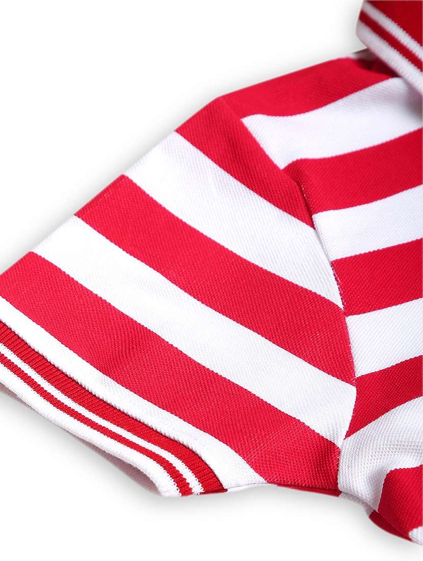 boys striped short sleeve polo t-shirt - 22272352 -  Standard Image - 2