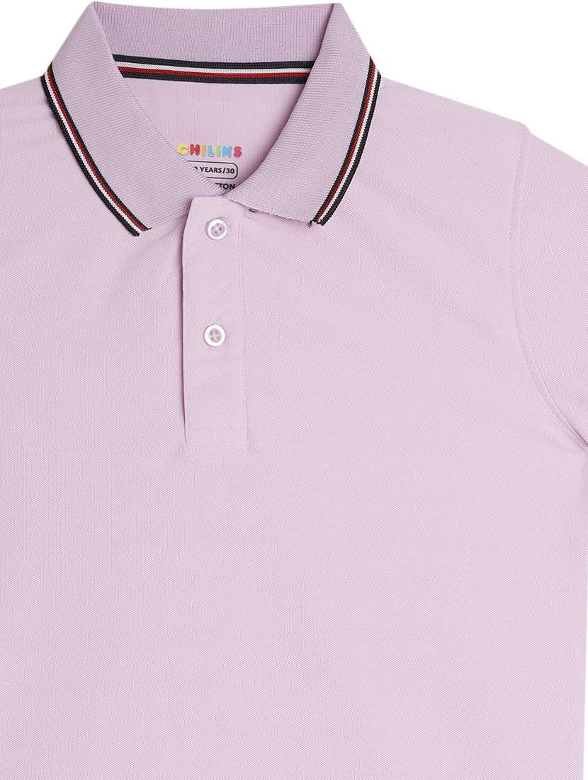 boys solid short sleeve polo t-shirt - 22272389 -  Standard Image - 2