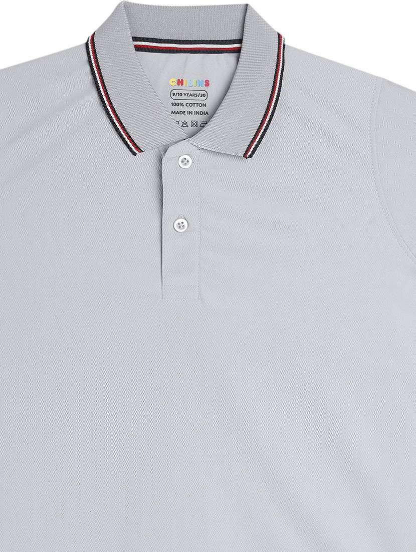 boys solid short sleeve polo t-shirt - 22272391 -  Standard Image - 2