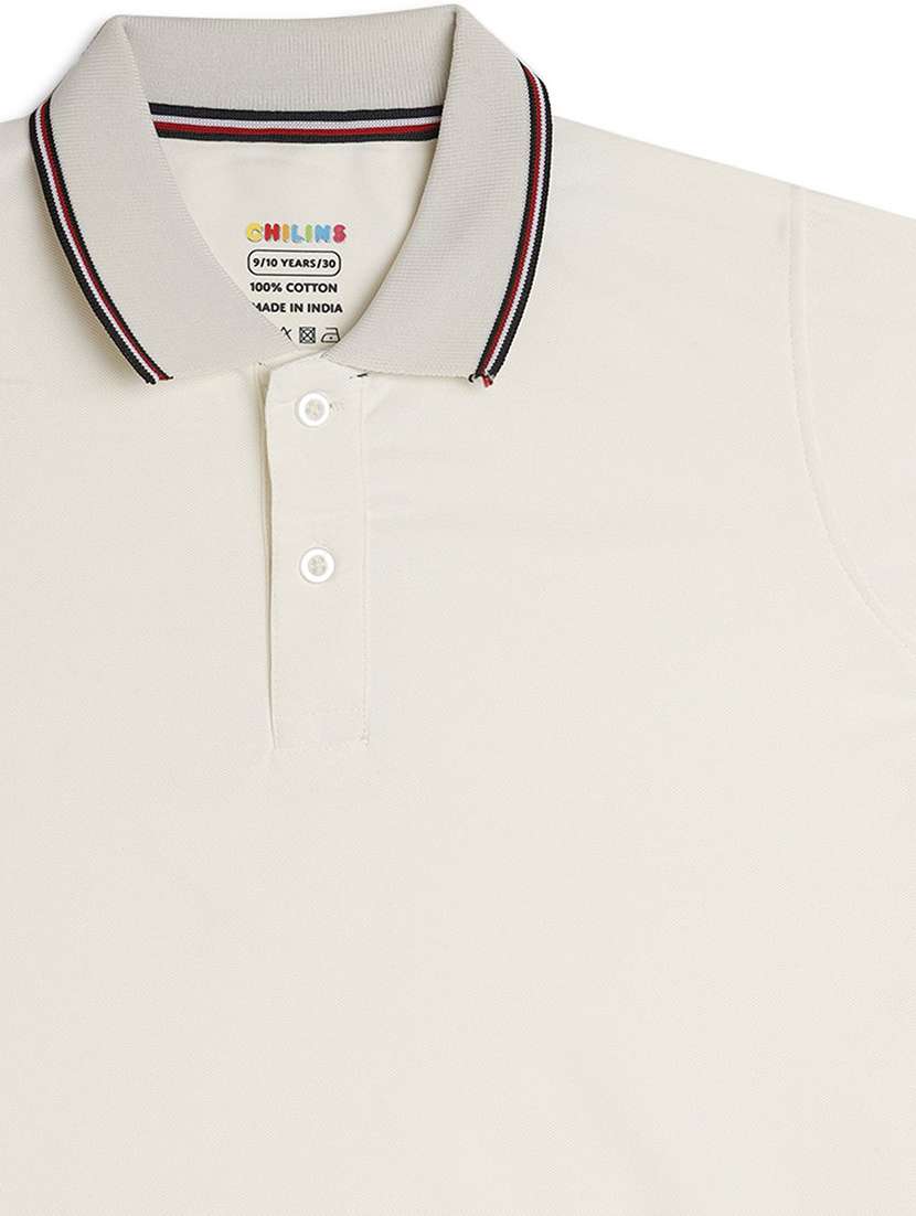 boys solid short sleeve polo t-shirt - 22272392 -  Standard Image - 2