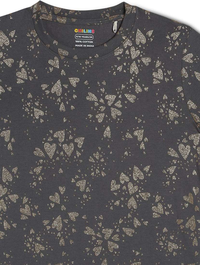 girls printed short sleeve tee - 22272406 -  Standard Image - 2