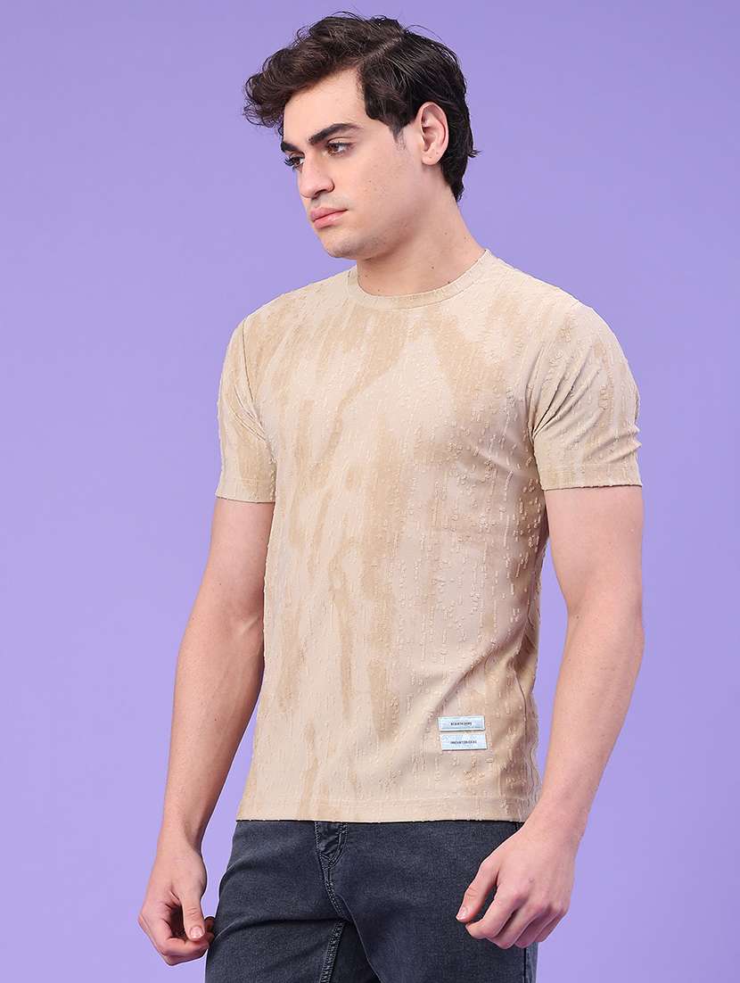 men self design short sleeve regular fit t-shirt - 22272592 -  Standard Image - 2